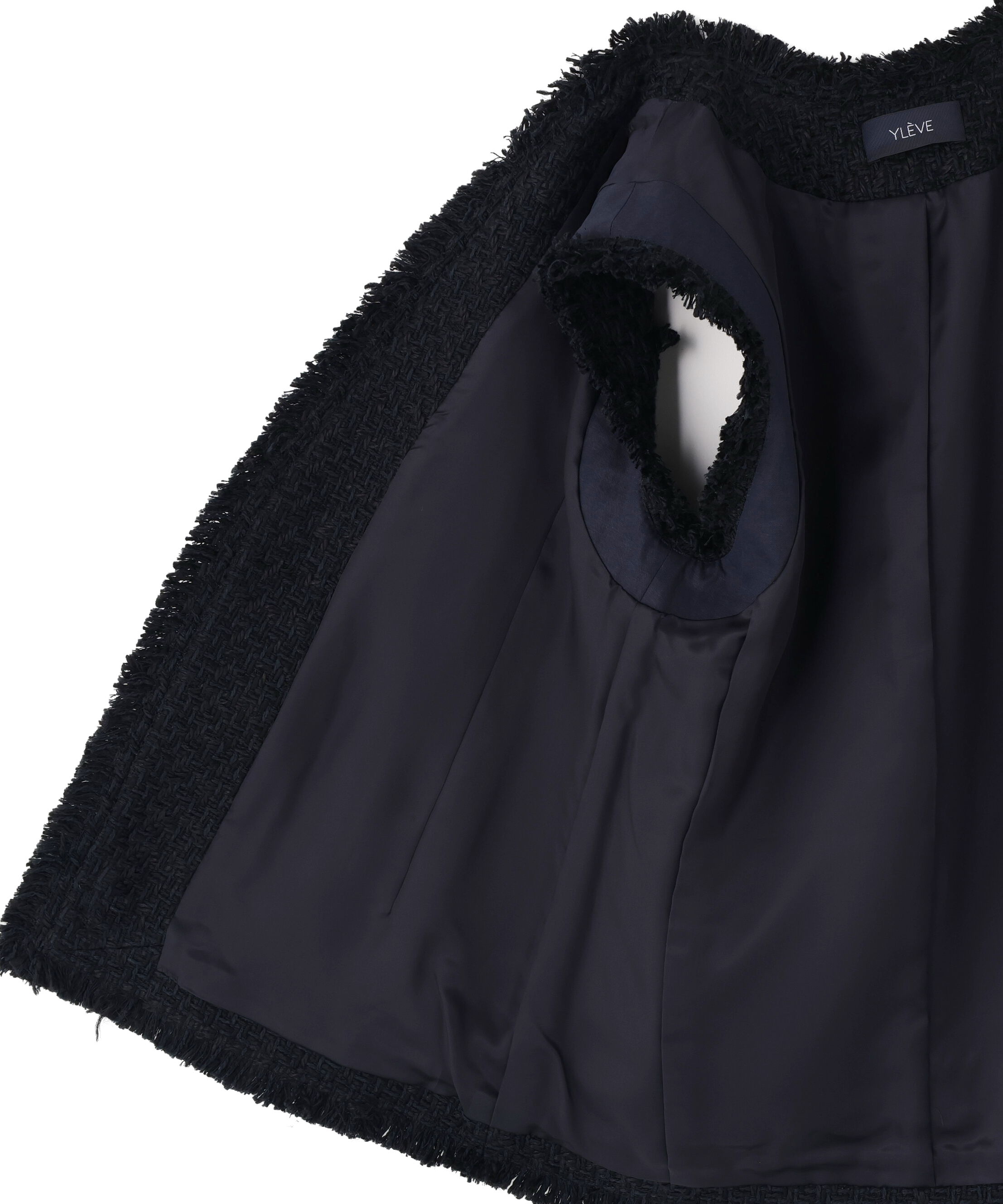 YLEVE 「YLEVE / COTTON LINEN TWEED NO SLEEVE JACKET」|その他|
