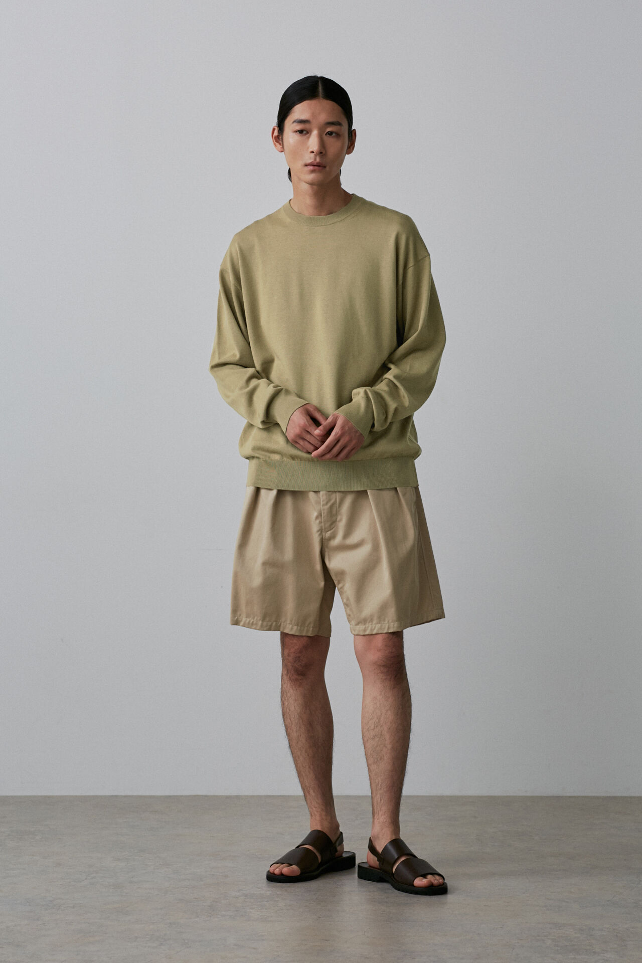 YLEVE 「YLEVE / ELS GIZA COTTON KN P/O」|ニット・セーター|