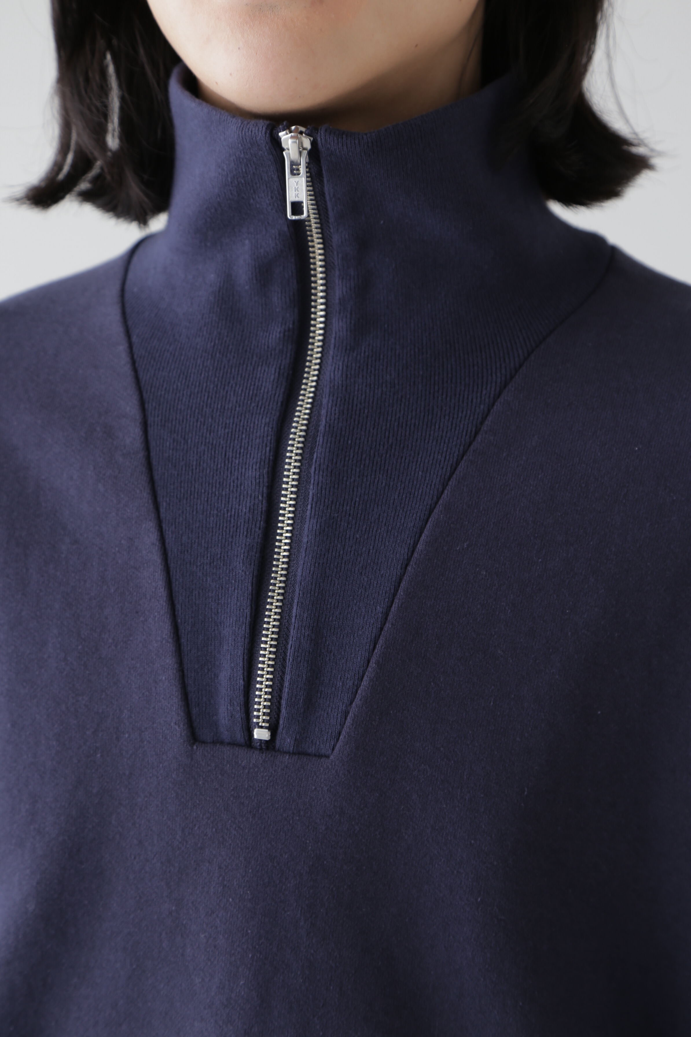 YLEVE 「Ｙ / ORGANIC COTTON BLEND HEAVY WEIGHT FLEECE HALF ZIP」|Tシャツ・カットソー|