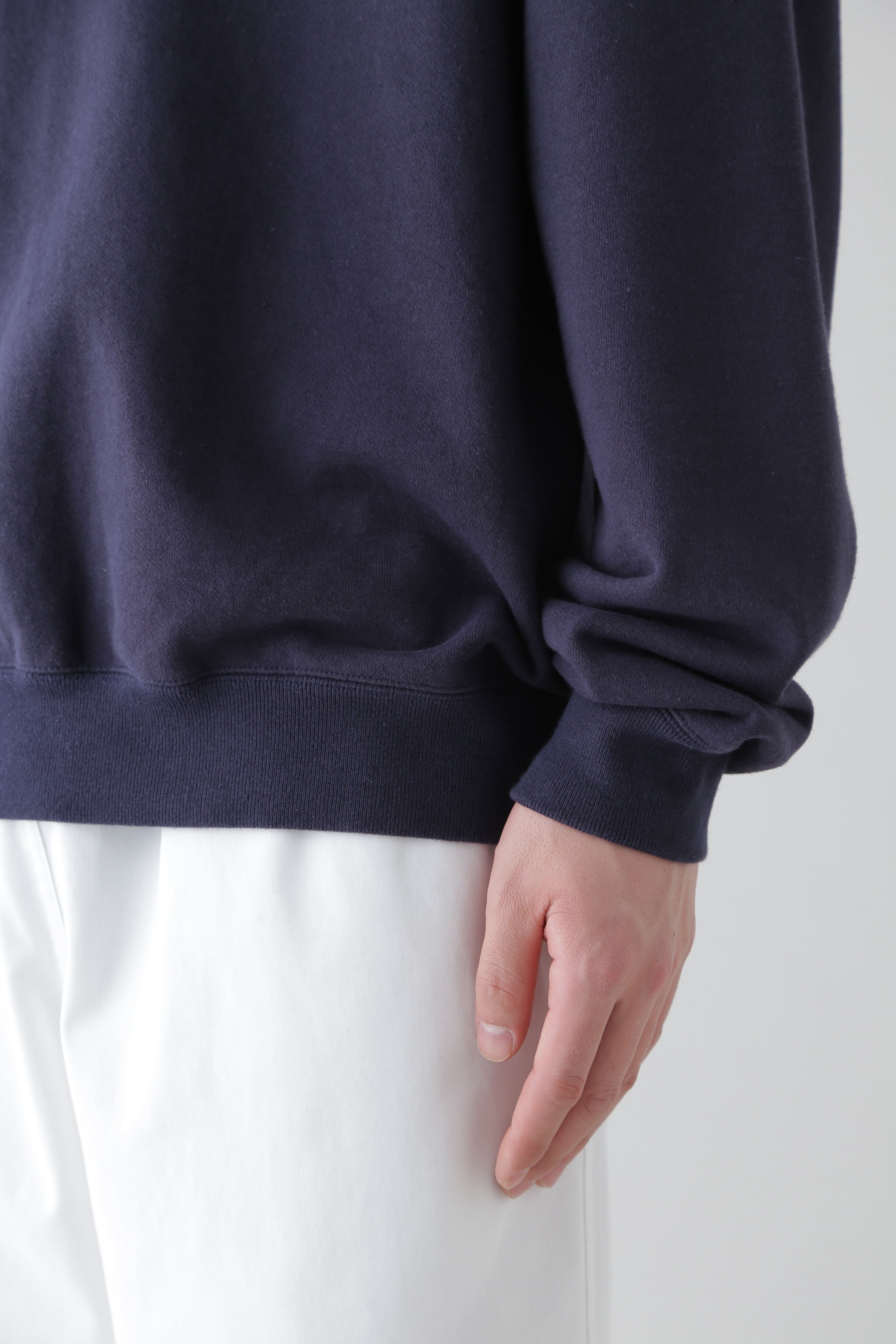 YLEVE 「Ｙ / ORGANIC COTTON BLEND HEAVY WEIGHT FLEECE HALF ZIP」|Tシャツ・カットソー|