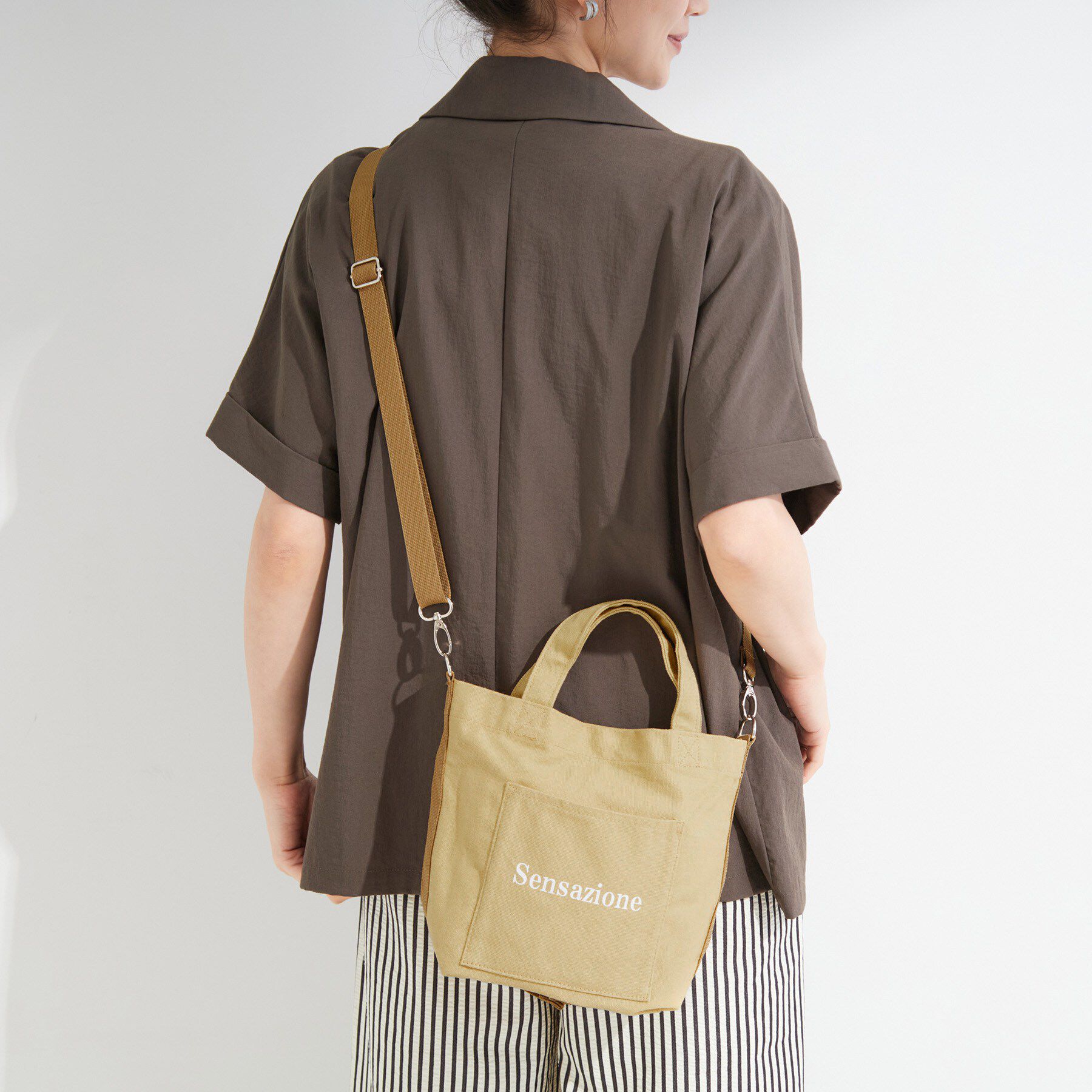 SHOO･LA･RUE「【3WAY】キャンバスミニトートバッグ」|トートバッグ|