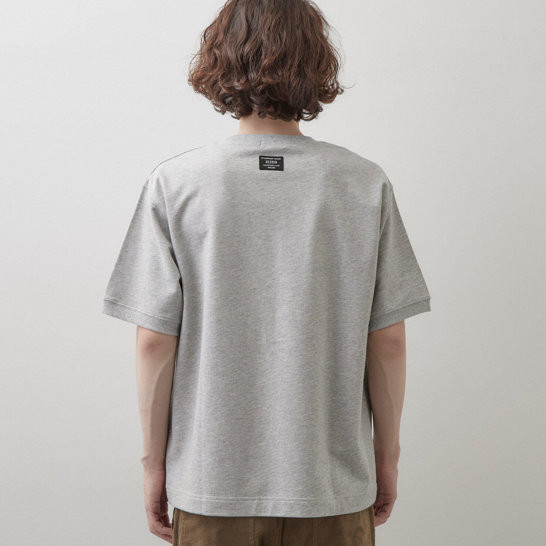 Dessin「ロゴ刺繍ミニ裏毛Tシャツ」|Tシャツ・カットソー|