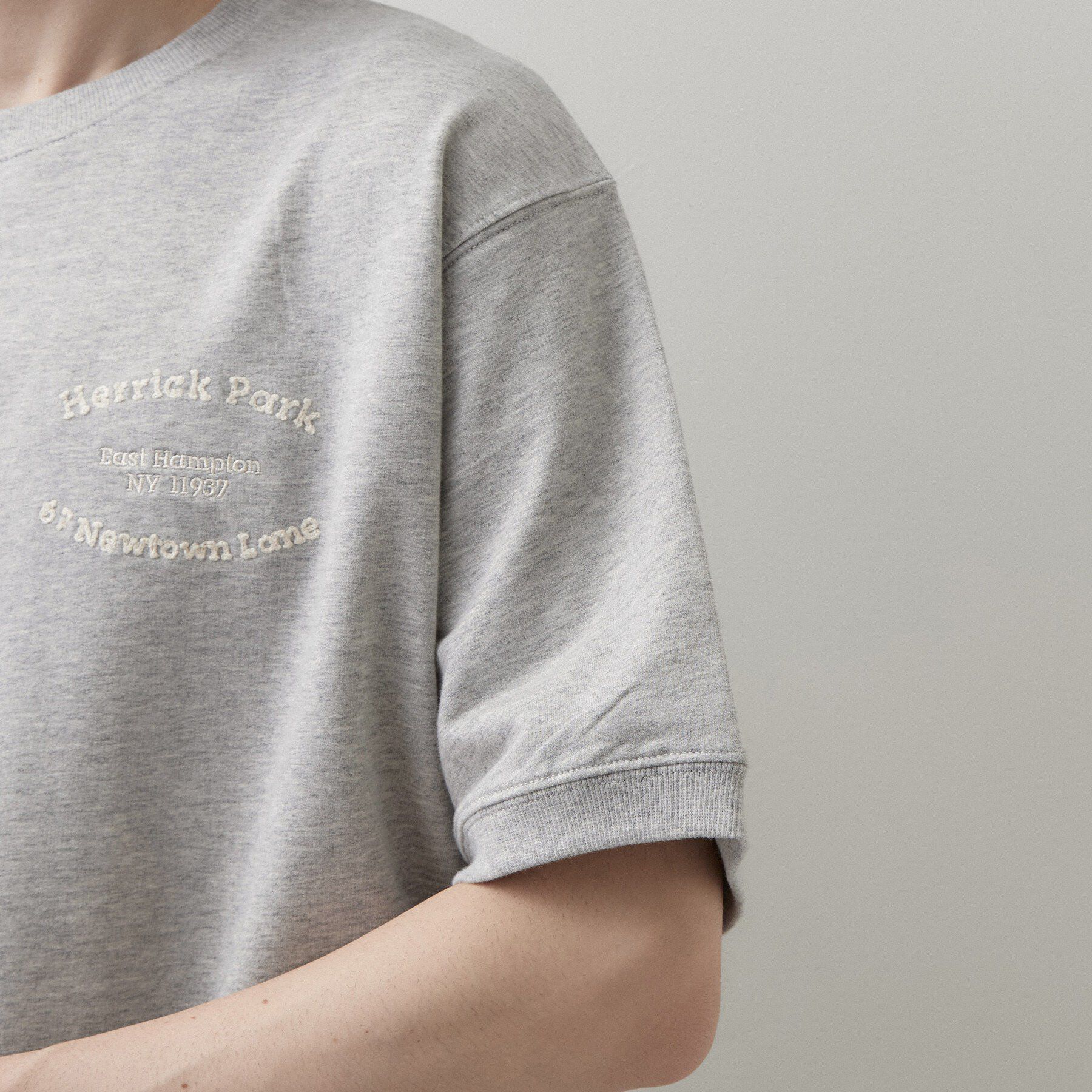 Dessin「ロゴ刺繍ミニ裏毛Tシャツ」|Tシャツ・カットソー|