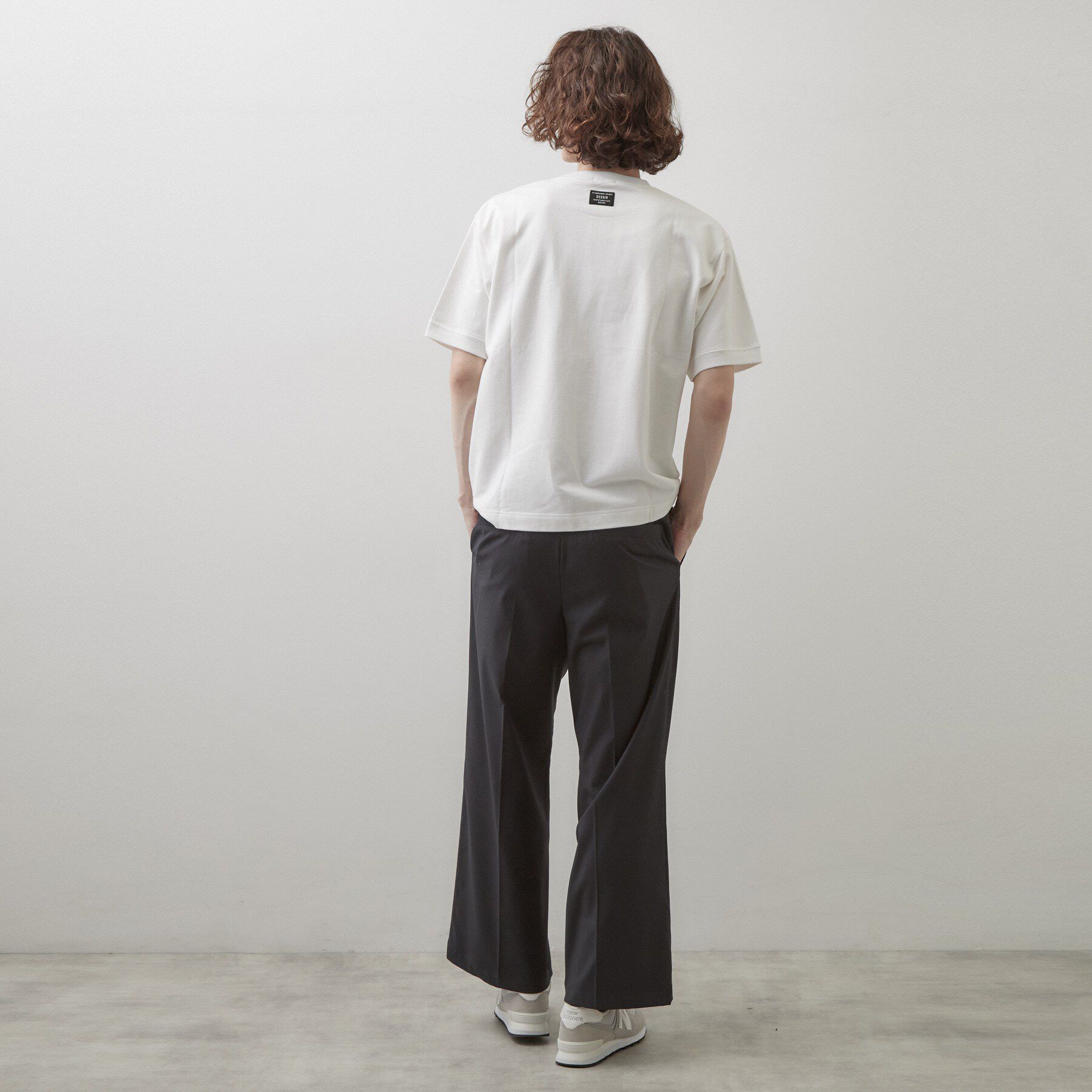 Dessin「ロゴ刺繍ミニ裏毛Tシャツ」|Tシャツ・カットソー|