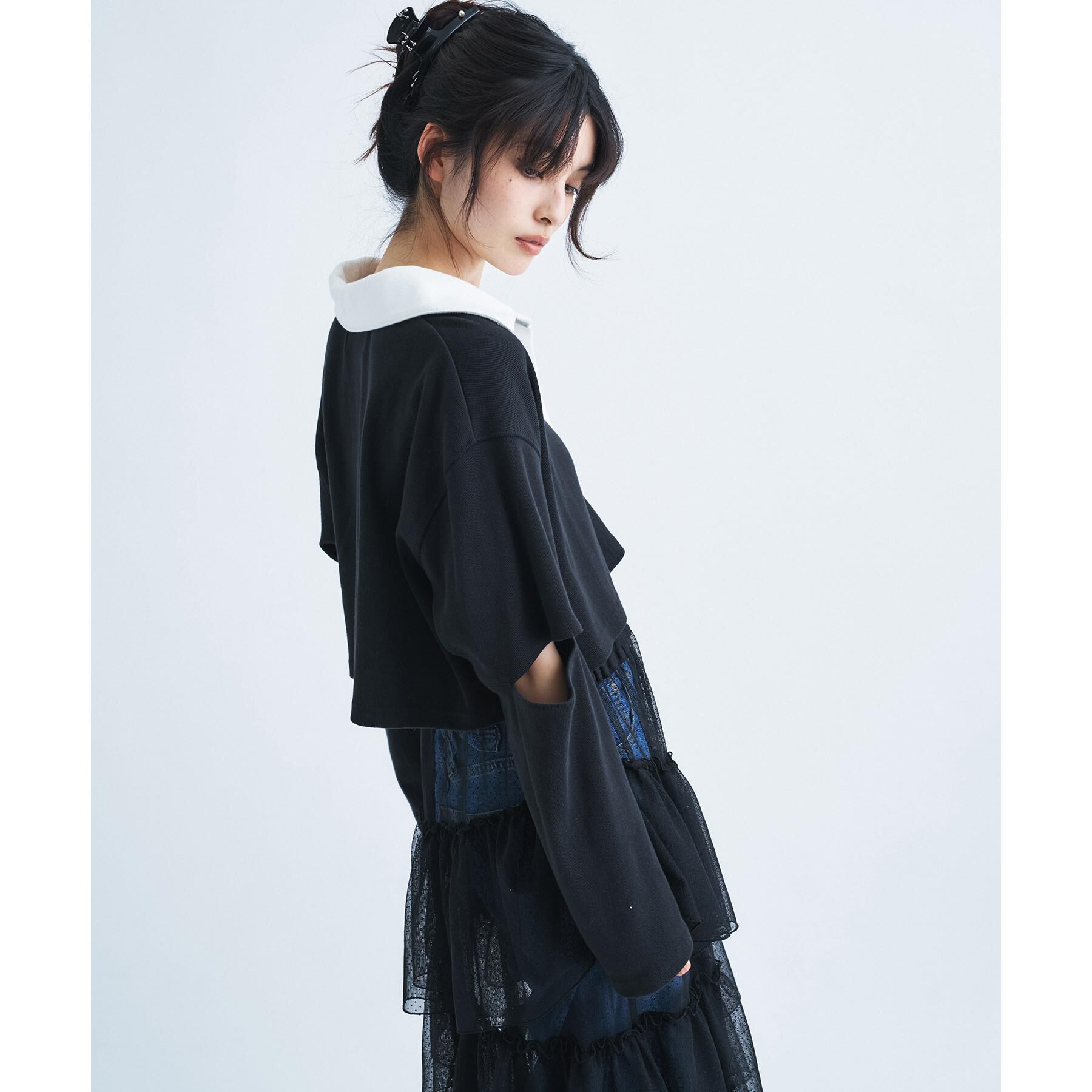 CODE A「cropped lager tee」|Tシャツ・カットソー|