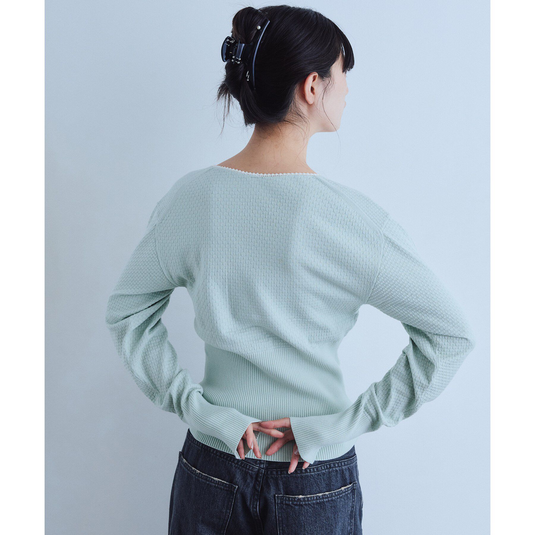 CODE A「intimate wrap knit top」|ニット・セーター|