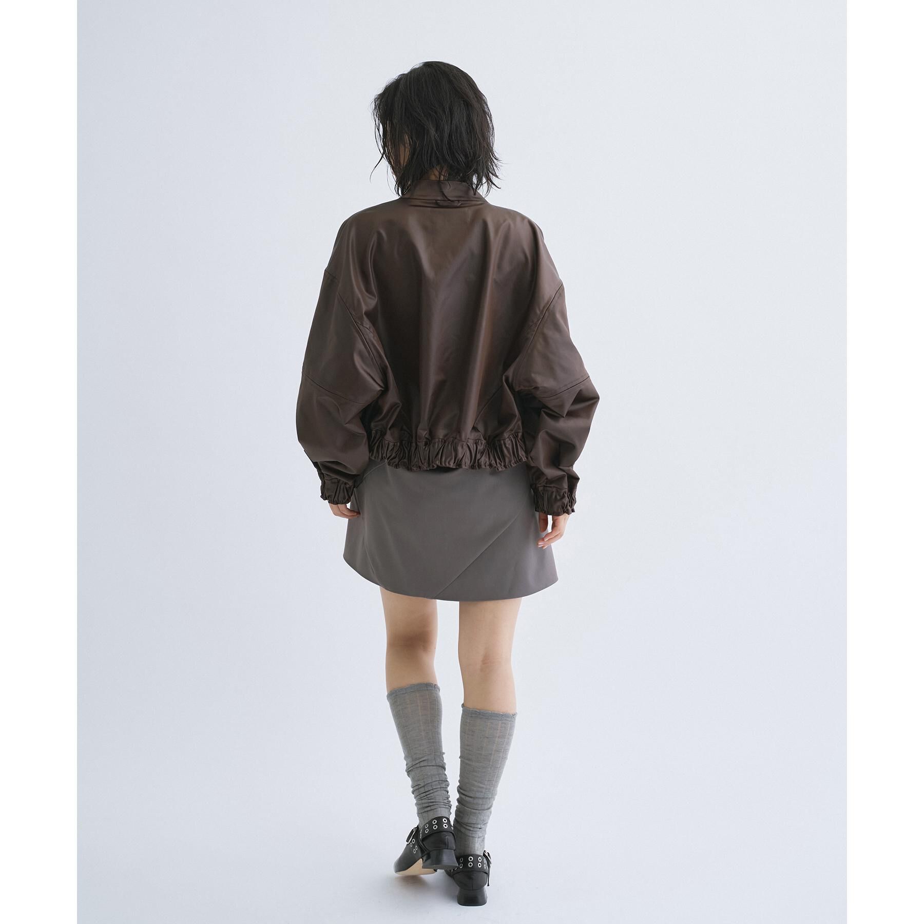 CODE A「【Re】satin bomber jacket」|ブルゾン・スタジャン|