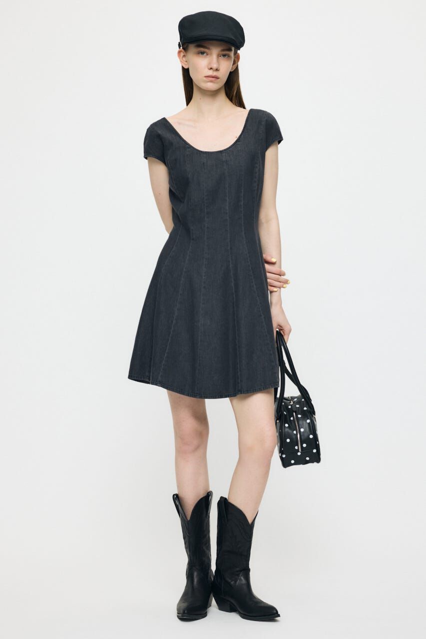 MOUSSY「DENIM MINI  ドレス」|ワンピース|
