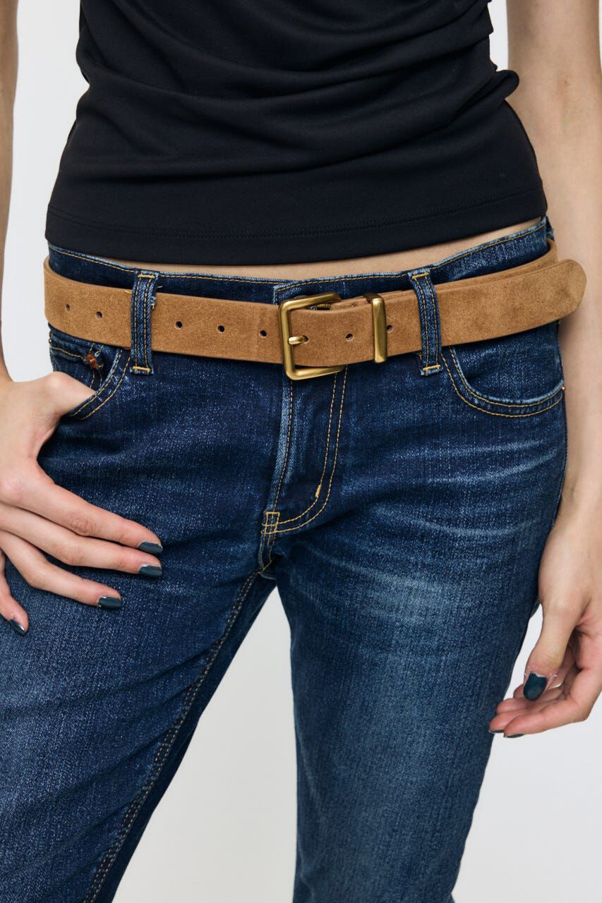MOUSSY「CLASSIC LEATHER ベルト」|ベルト|BEG