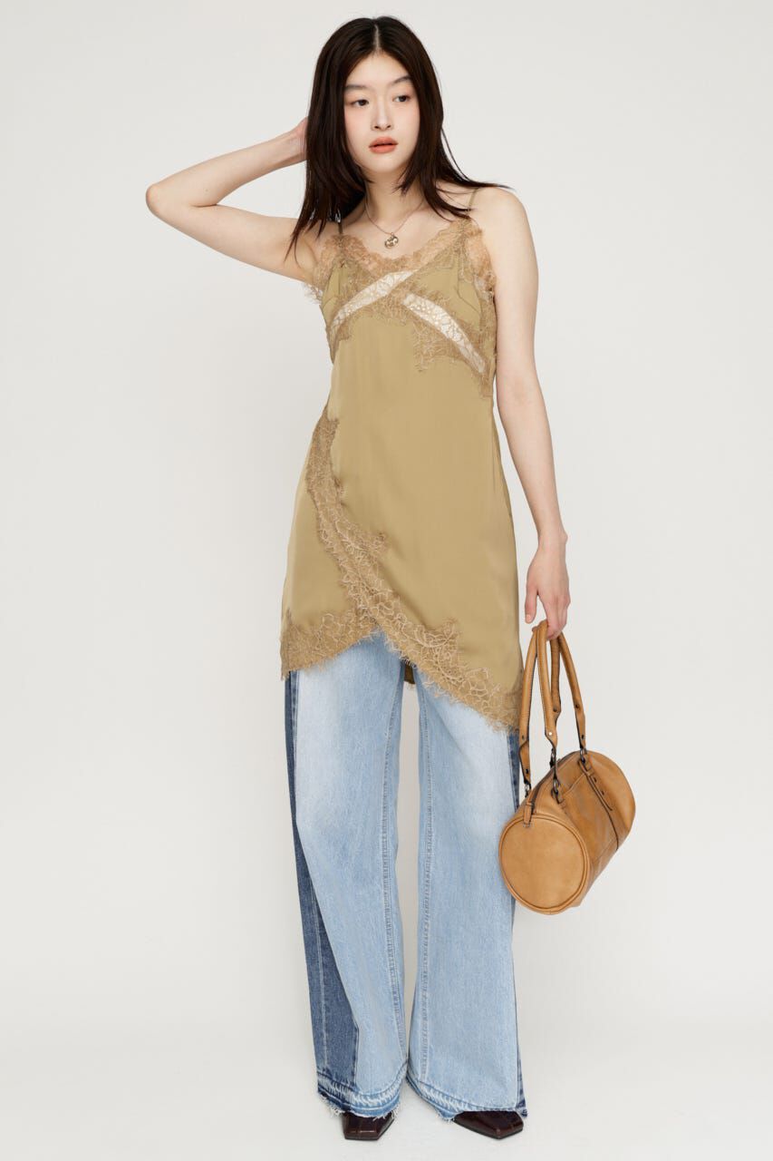 SLY「TONAL MIX DENIM パンツ」|デニム|