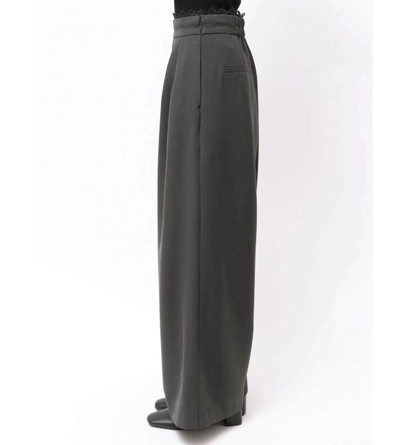MERCURYDUO「レースレイヤードタックパンツ」|その他|