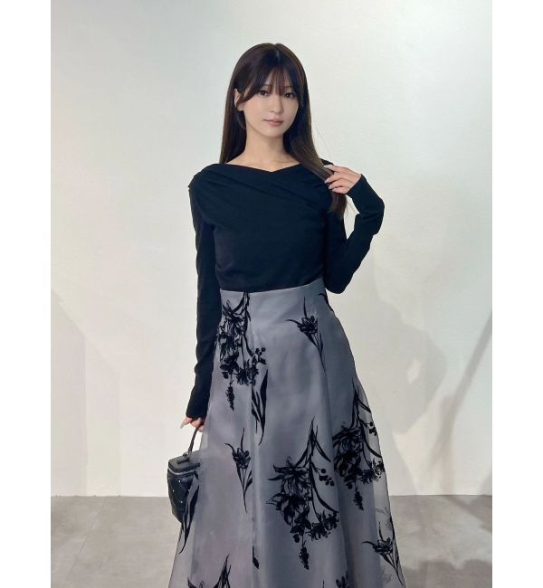 MERCURYDUO「オフショルタックトップス」|Tシャツ・カットソー|