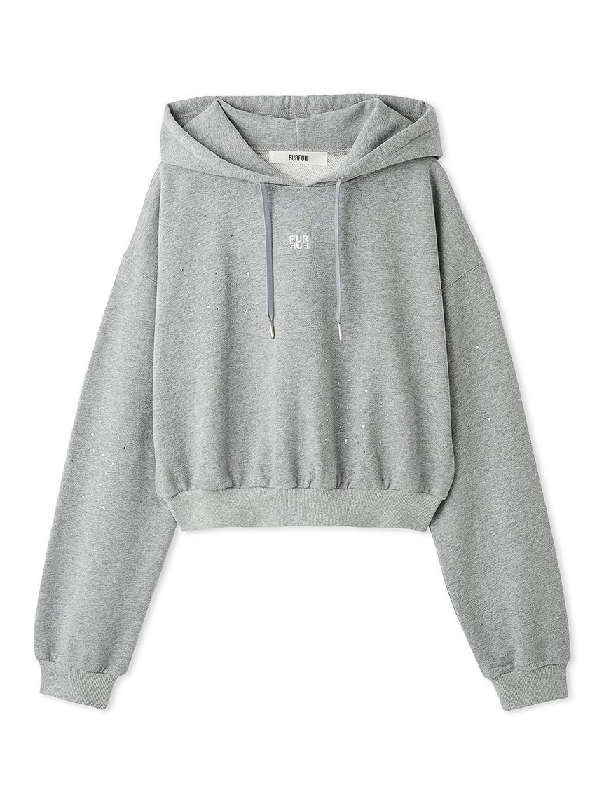 FURFUR「ビジュークロップドフーディー」|スウェット・ジャージ|GRY