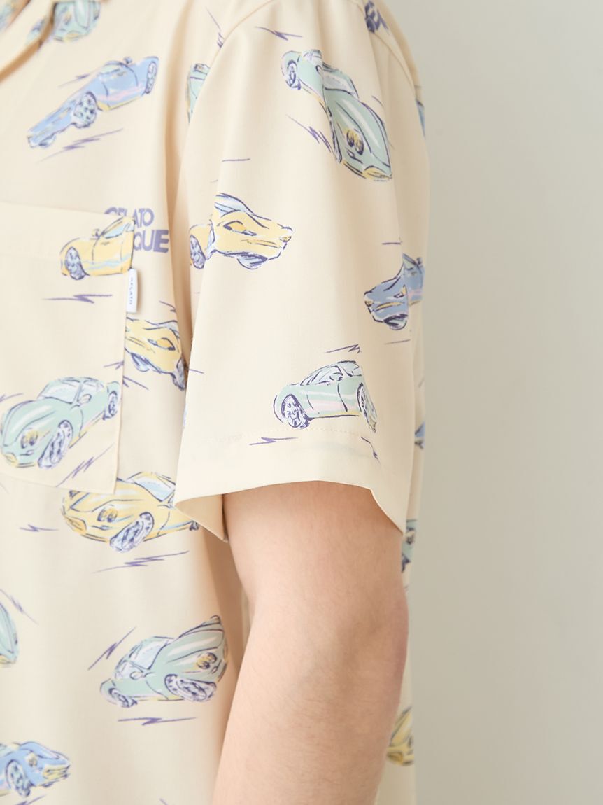 GELATO PIQUE HOMME「【HOMME】【接触冷感】スタービークル柄シャツ」|シャツ・ブラウス|