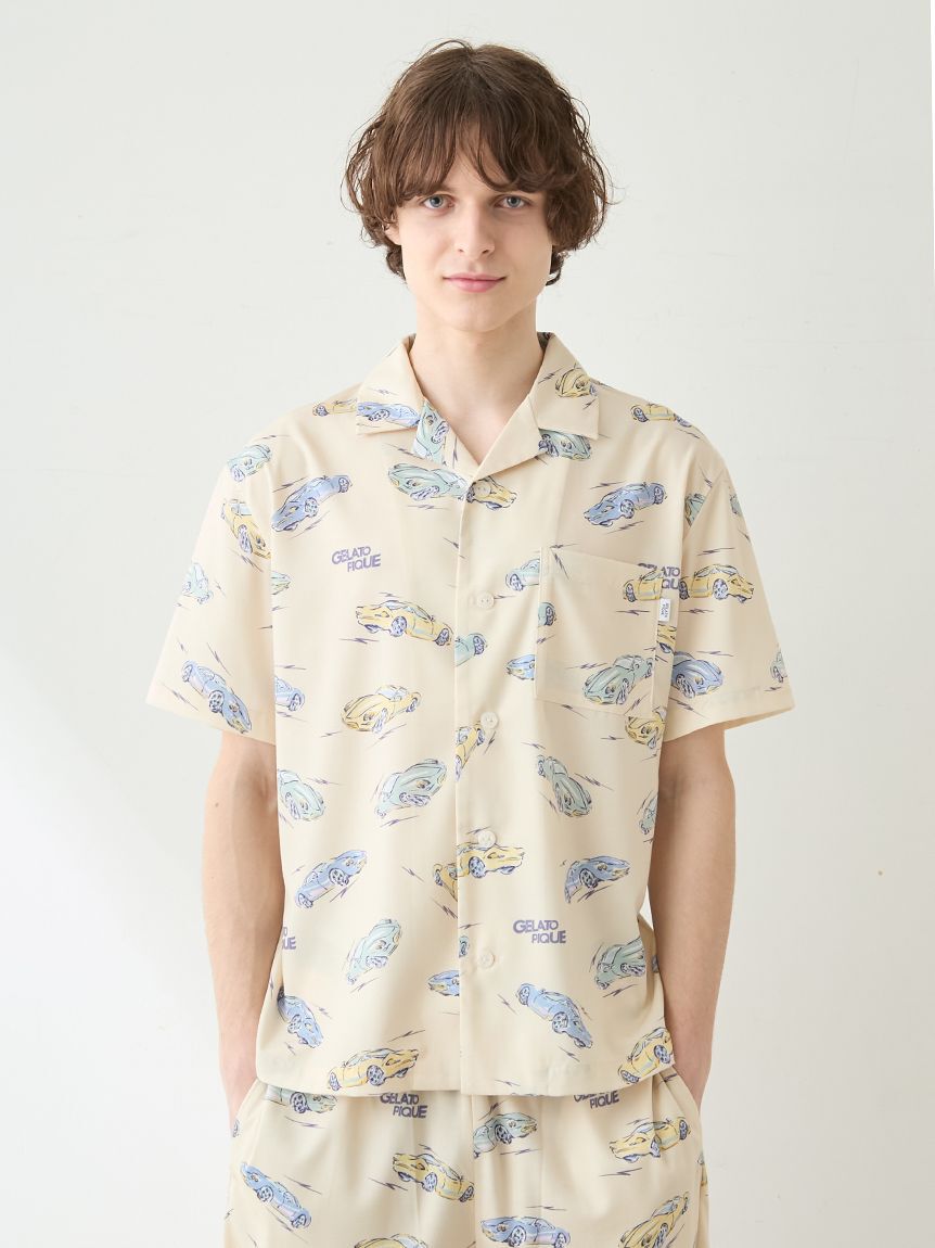 GELATO PIQUE HOMME「【HOMME】【接触冷感】スタービークル柄シャツ」|シャツ・ブラウス|