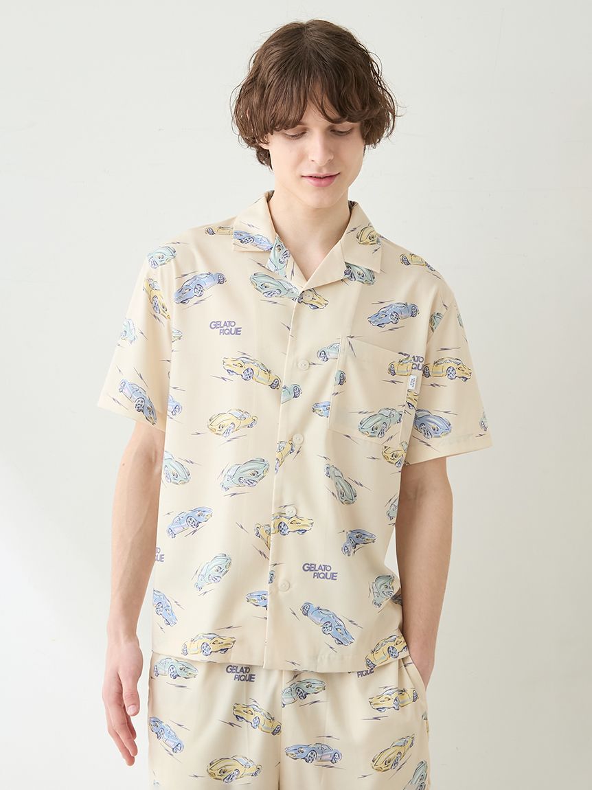 GELATO PIQUE HOMME「【HOMME】【接触冷感】スタービークル柄シャツ」|シャツ・ブラウス|