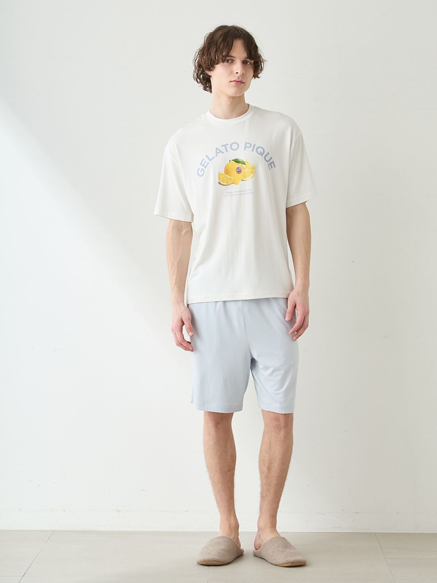 GELATO PIQUE HOMME「【HOMME】【接触冷感】レーヨンフルーツTシャツ」|ルームウェア|