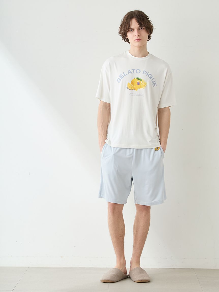 GELATO PIQUE HOMME「【HOMME】【接触冷感】レーヨンフルーツTシャツ」|ルームウェア|