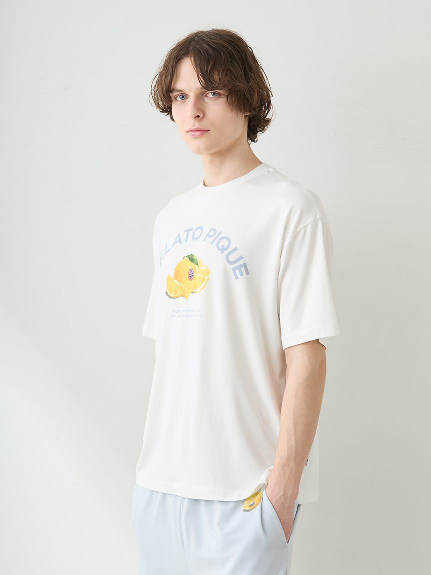 GELATO PIQUE HOMME「【HOMME】【接触冷感】レーヨンフルーツTシャツ」|ルームウェア|