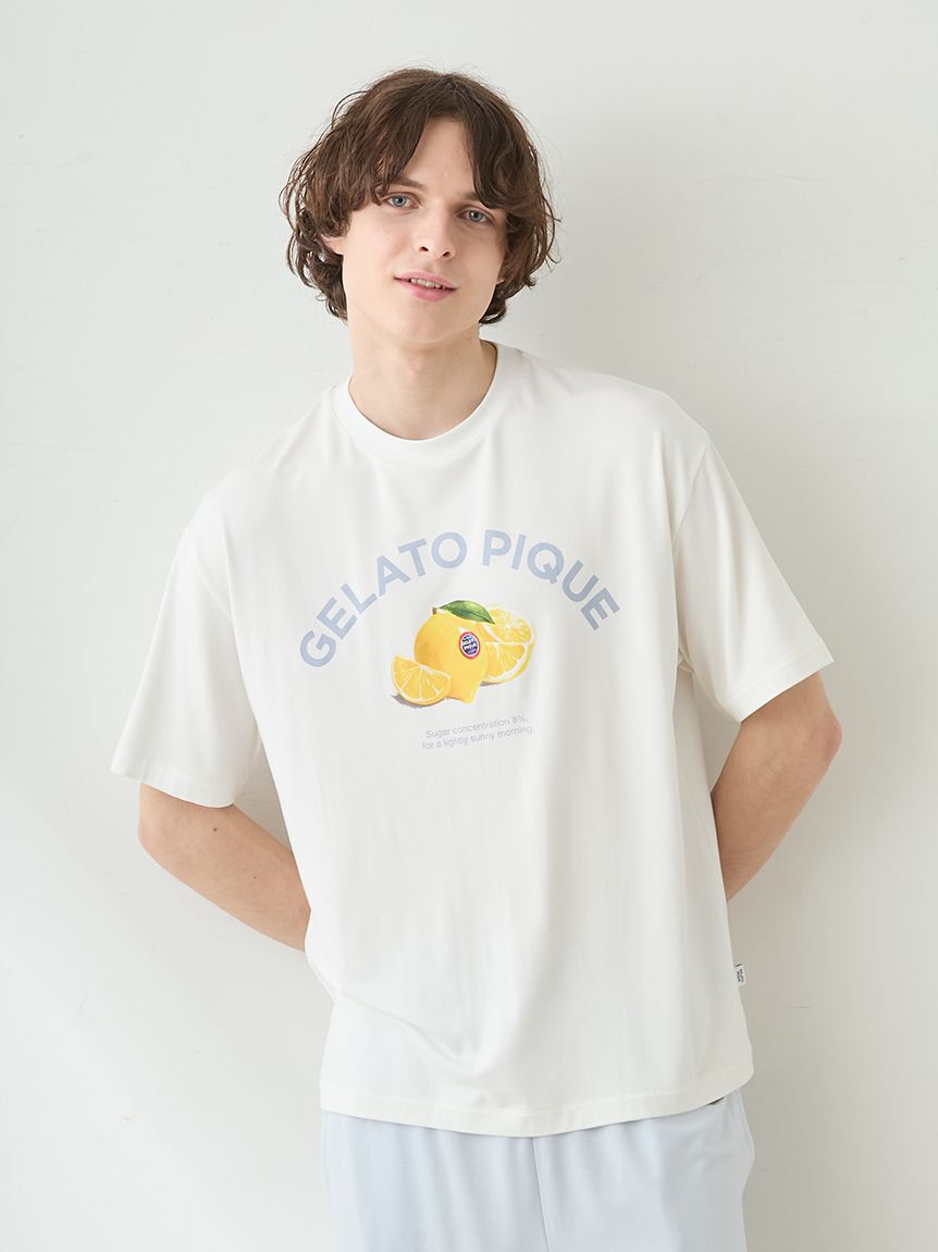 GELATO PIQUE HOMME「【HOMME】【接触冷感】レーヨンフルーツTシャツ」|ルームウェア|