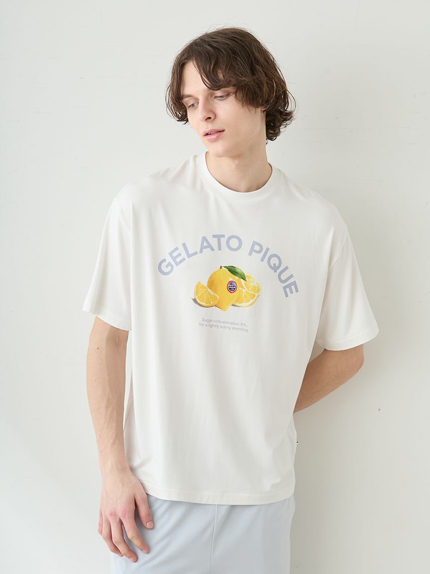 GELATO PIQUE HOMME「【HOMME】【接触冷感】レーヨンフルーツTシャツ」|ルームウェア|