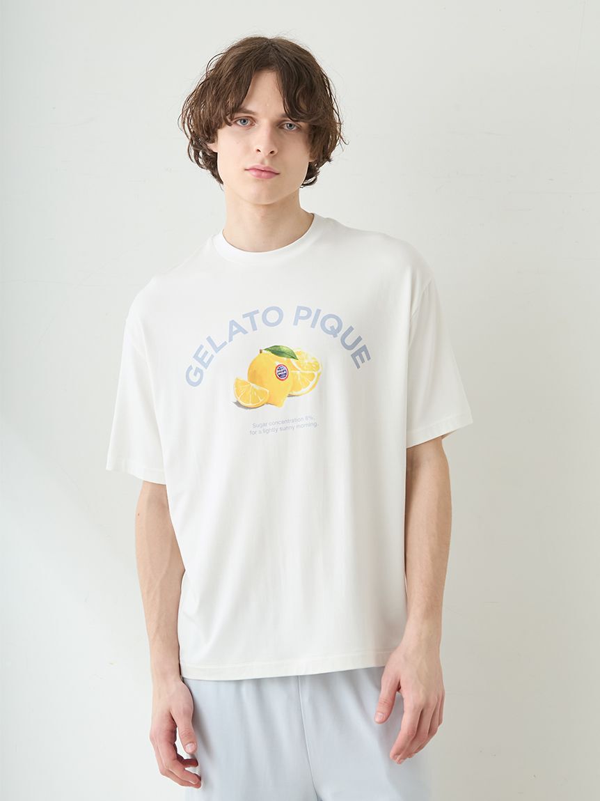 GELATO PIQUE HOMME「【HOMME】【接触冷感】レーヨンフルーツTシャツ」|ルームウェア|