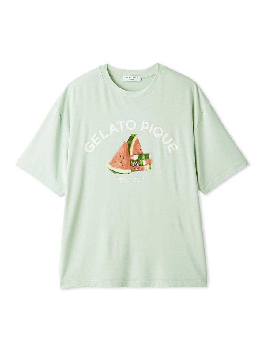 GELATO PIQUE HOMME「【HOMME】【接触冷感】レーヨンフルーツTシャツ」|ルームウェア|MNT