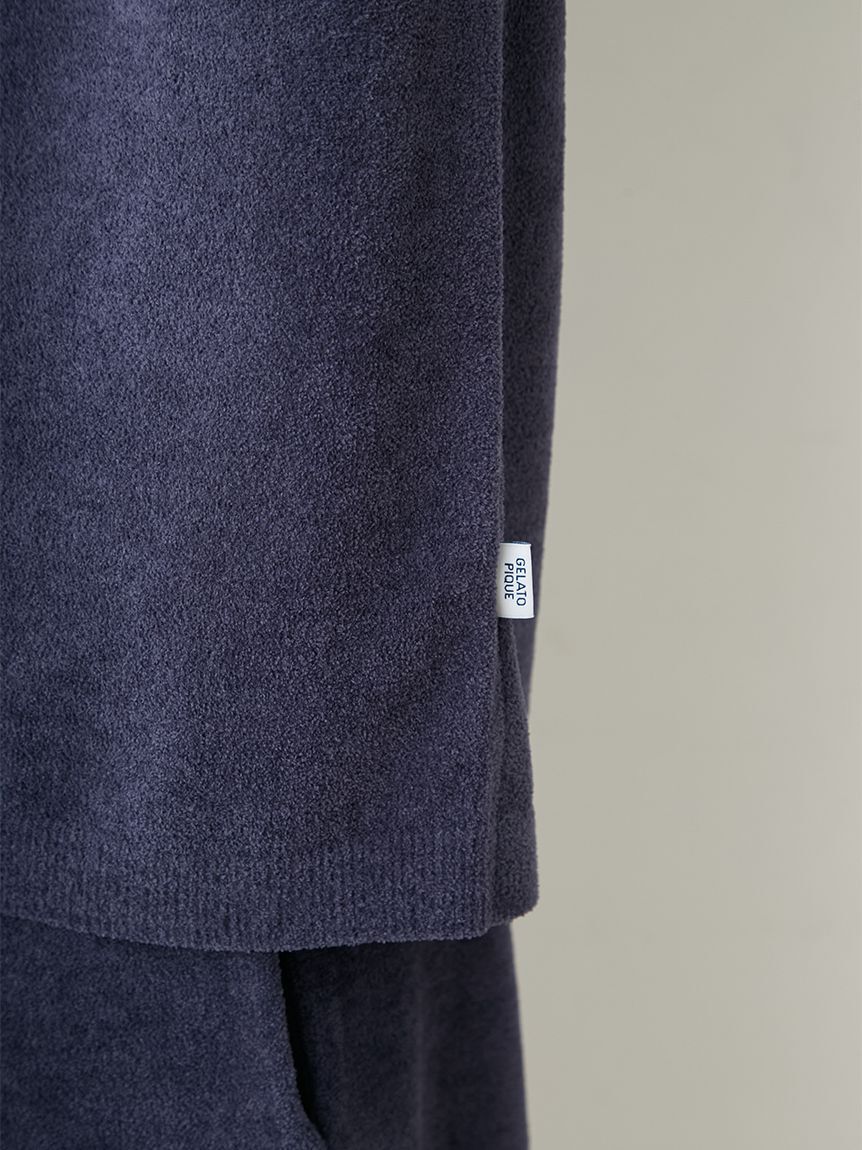 GELATO PIQUE HOMME「【ONLINE限定】【HOMME】エアリーモコスリーピングダイナソージャガードプルオーバー&ハーフパンツセット」|ルームウェア|