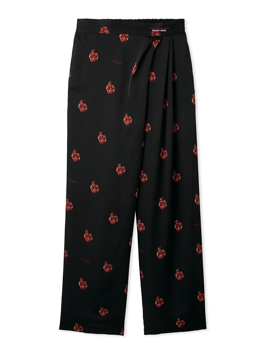 gelato pique「【JOEL ROBUCHON】ドレープパンツ」|ルームウェア|RED