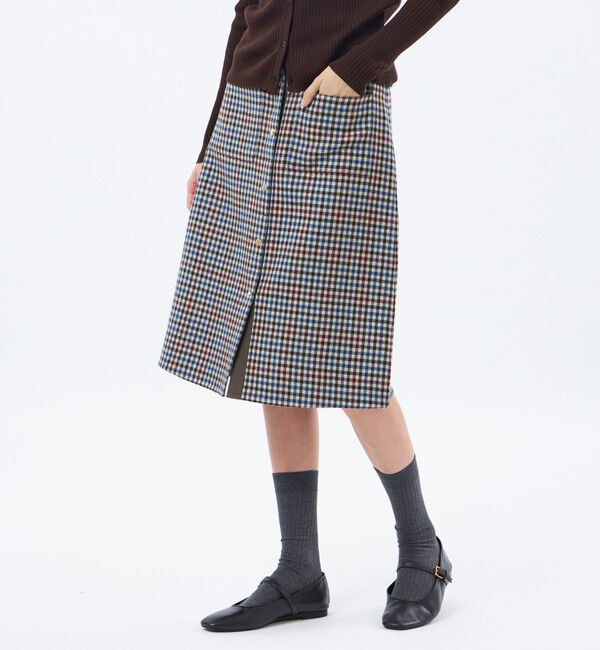 MACKINTOSH PHILOSOPHY「【IVENREY SKIRT（イベンリースカート）】」|スカート|キャメル