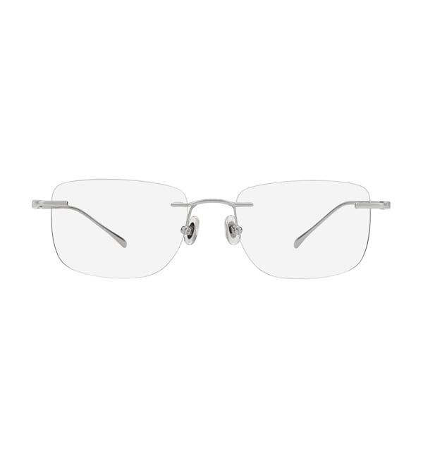  「SUNCUTGlasses/UV100%CUT リムレス サングラス | チタン [度無し専用] カラーレンズ 紫外線対策 UVカット」|サングラス|