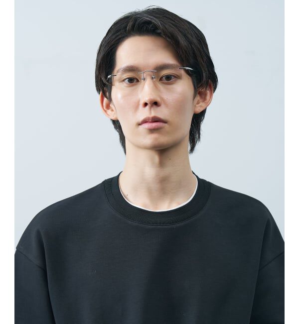  「SUNCUTGlasses/UV100%CUT リムレス サングラス | チタン [度無し専用] カラーレンズ 紫外線対策 UVカット」|サングラス|
