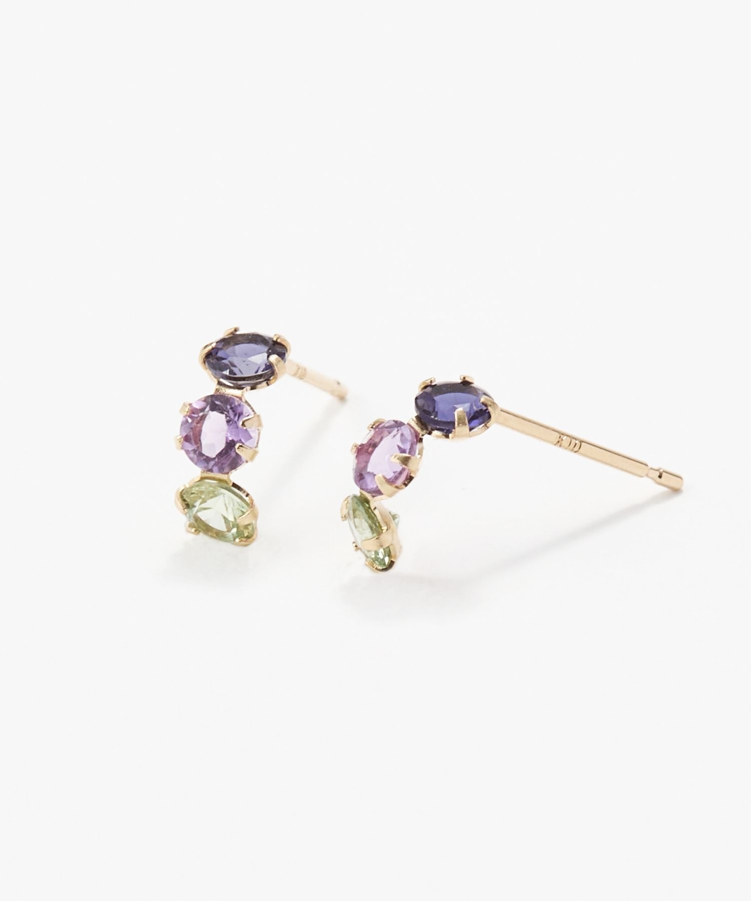 JUPITER「【K10】天然石フープピアス　マルチ」|ピアス|