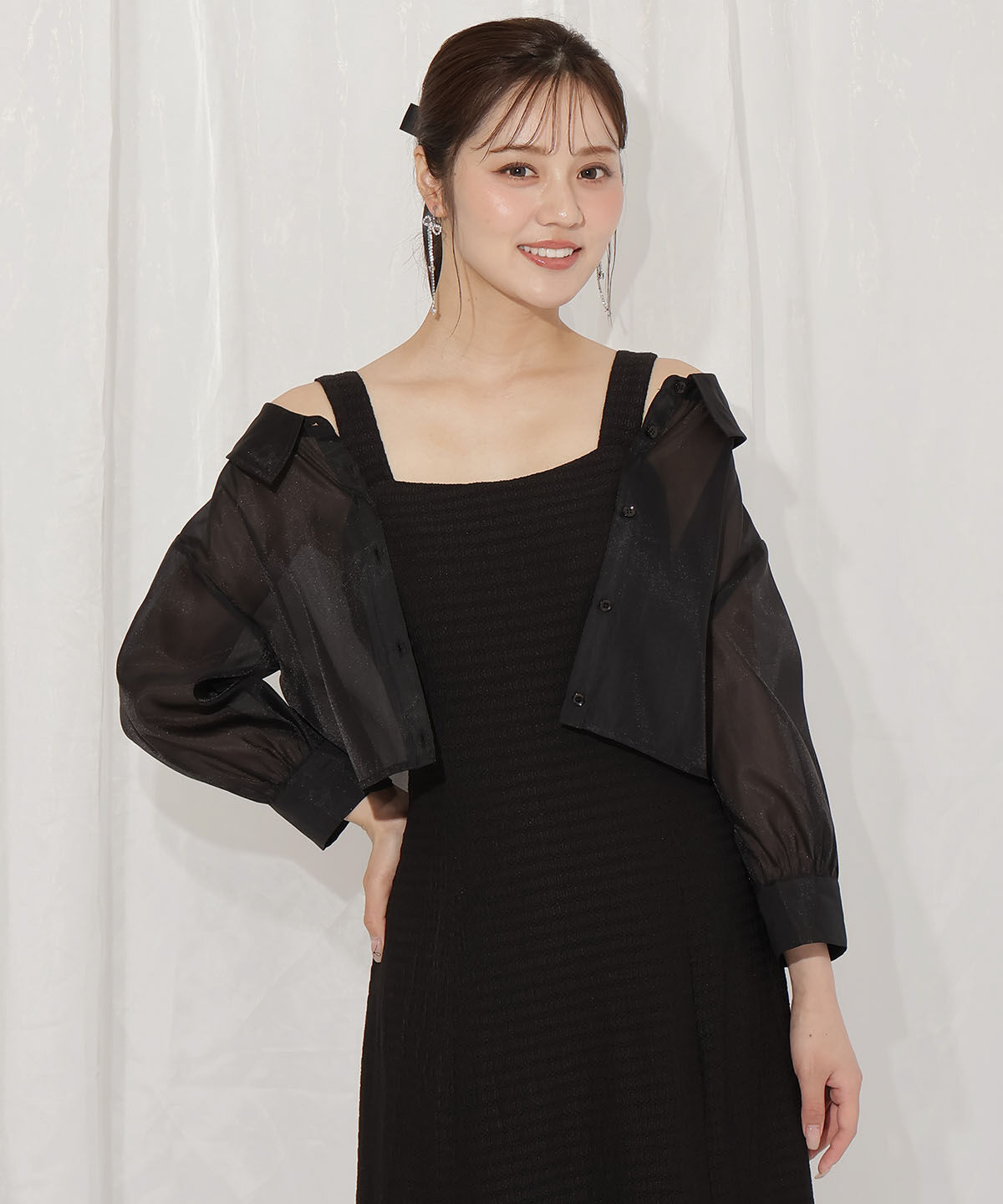 WILLSELECTION「シアーブラウス&times;カットソーマーメイドワンピース」|ワンピース|