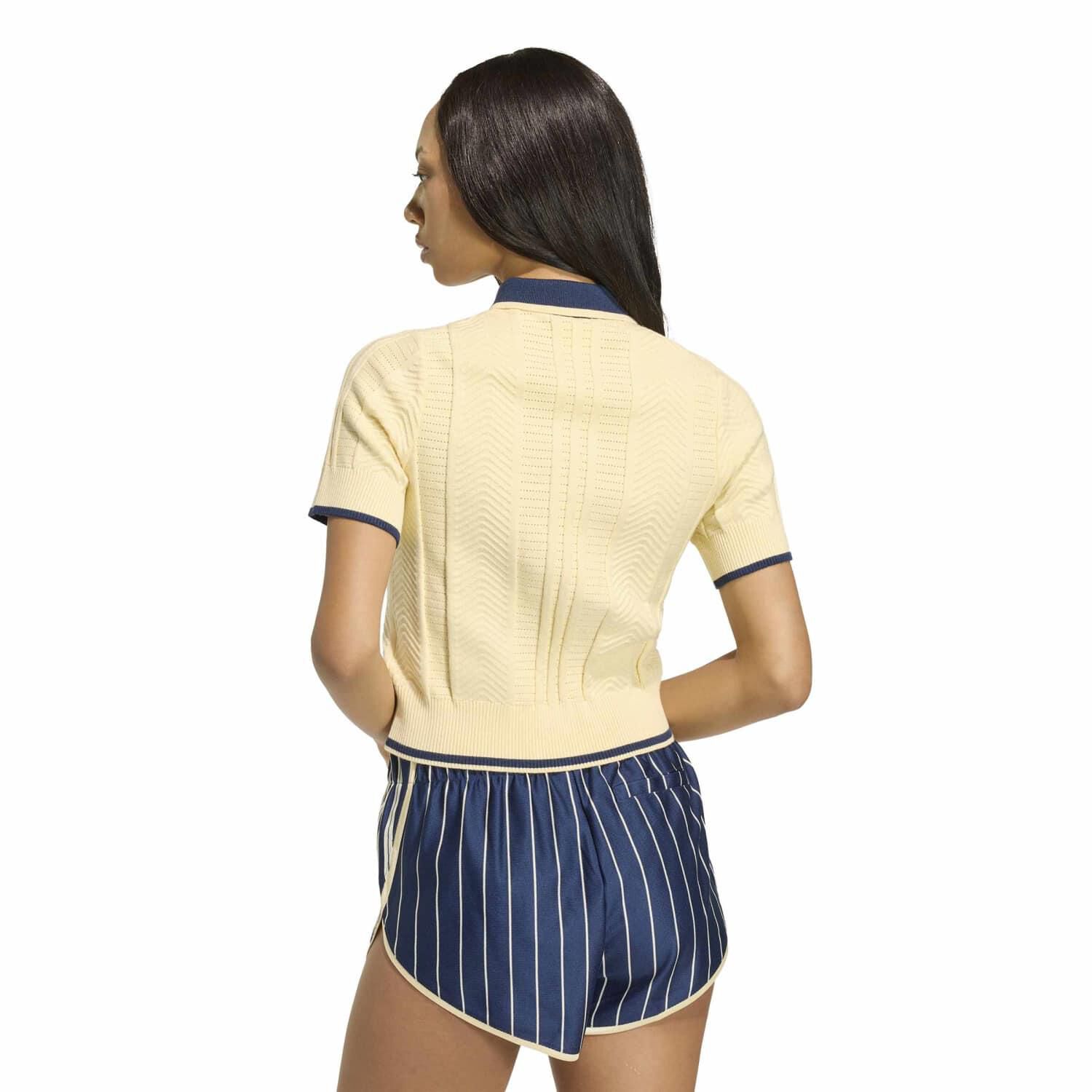 adidas「【ADIDAS ｳｪｱ】W CABLE KNIT CALI TEE POLO」|Tシャツ・カットソー|