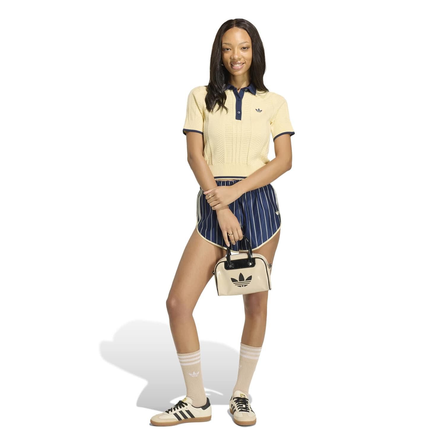 adidas「【ADIDAS ｳｪｱ】W CABLE KNIT CALI TEE POLO」|Tシャツ・カットソー|
