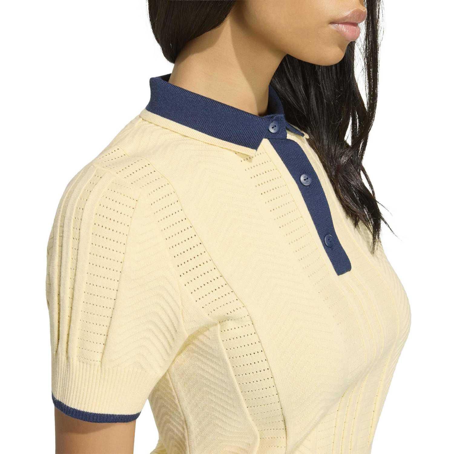 adidas「【ADIDAS ｳｪｱ】W CABLE KNIT CALI TEE POLO」|Tシャツ・カットソー|