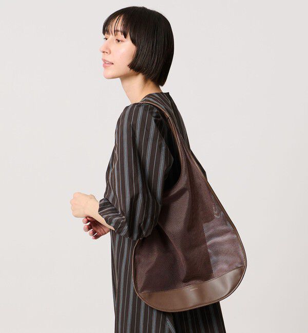 UNITED ARROWS「＜ORSETTO＞メッシュ コンビ バッグ」|ショルダー・メッセンジャー|MD.BROWN