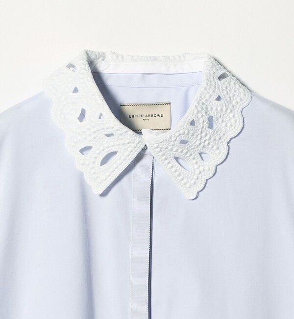 UNITED ARROWS「エンブロイダリー シャツ ブラウス 4WAY」|シャツ・ブラウス|