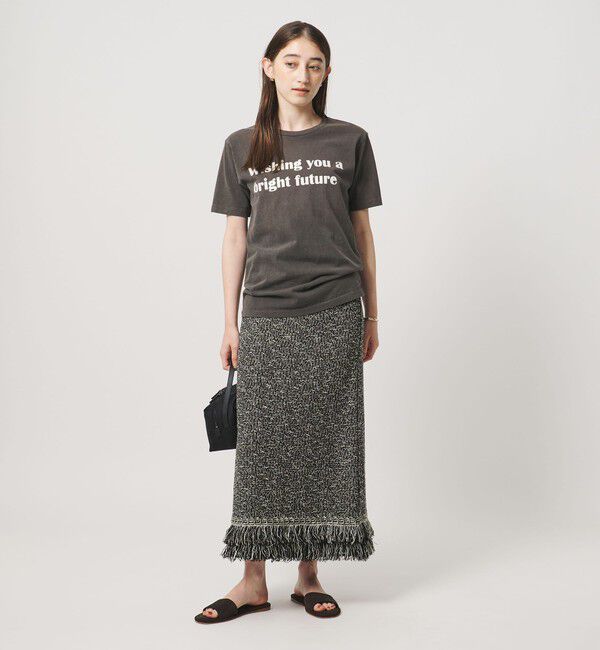 UNITED ARROWS「ミックス フリンジ スカート」|スカート|