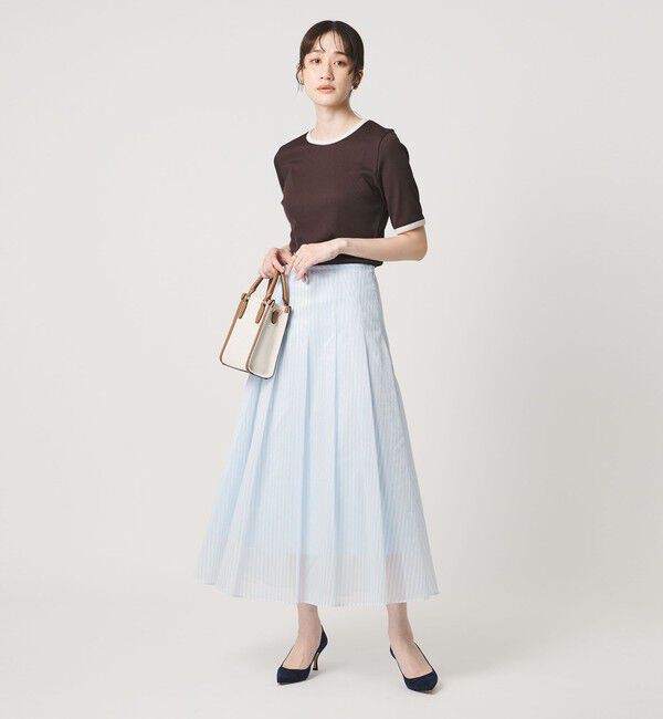 UNITED ARROWS「LINEAESSE シアー スカート ‐ウォッシャブル‐」|スカート|