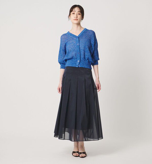 UNITED ARROWS「LINEAESSE シアー スカート ‐ウォッシャブル‐」|スカート|