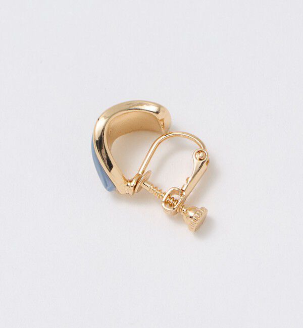 UNITED ARROWS green label relaxing「メタルフレーム マーブル イヤリング」|イヤリング|