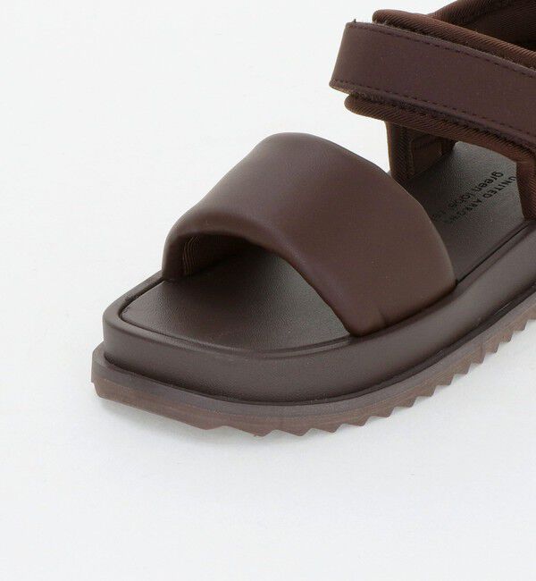 UNITED ARROWS green label relaxing「パフィー フラット サンダル / キッズ 17cm-23cm」|スニーカー|