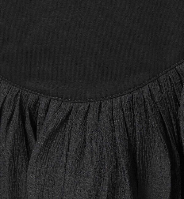 UNITED ARROWS green label relaxing「シアー コンビ 5分袖 プルオーバー カットソー」|Tシャツ・カットソー|