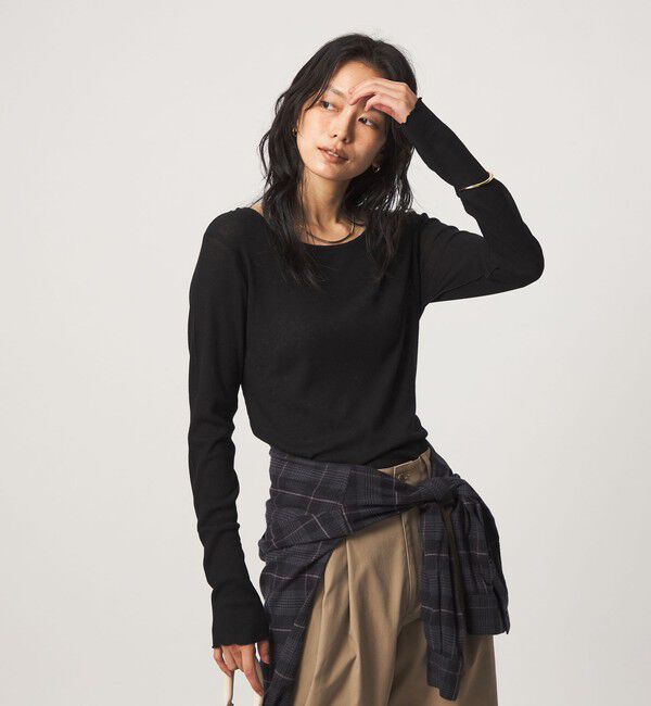 UNITED ARROWS green label relaxing「［size SHORTあり］テレコ クルーネック プルオーバー」|Tシャツ・カットソー|