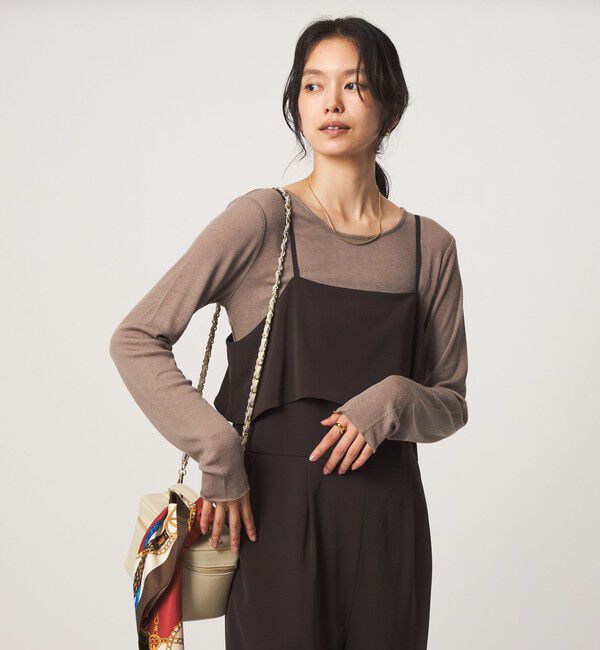 UNITED ARROWS green label relaxing「［size SHORTあり］テレコ クルーネック プルオーバー」|Tシャツ・カットソー|MOCA