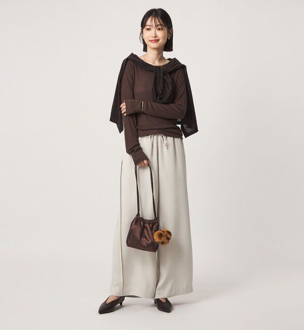 UNITED ARROWS green label relaxing「［size SHORTあり］テレコ クルーネック プルオーバー」|Tシャツ・カットソー|