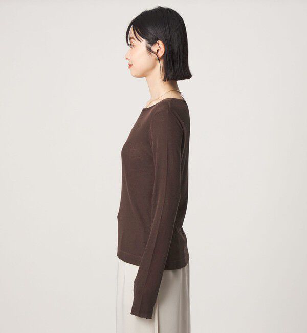 UNITED ARROWS green label relaxing「［size SHORTあり］テレコ クルーネック プルオーバー」|Tシャツ・カットソー|
