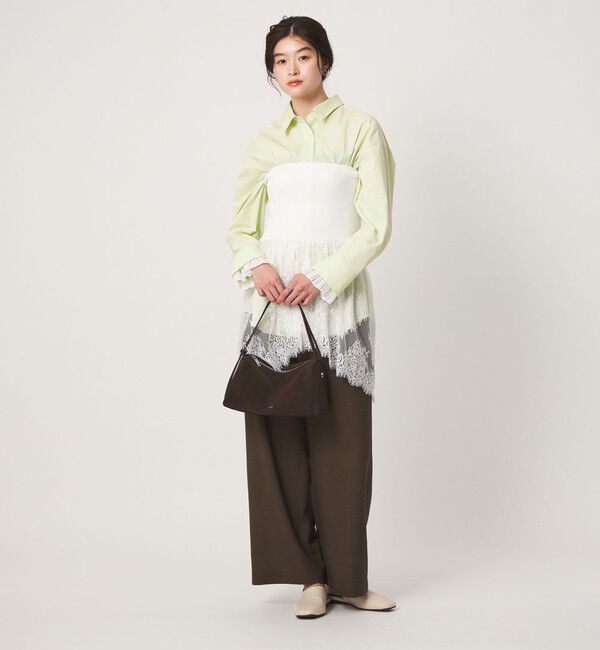UNITED ARROWS green label relaxing「＜GLR_MINE＞プリーツスリーブ シェイプ シャツ」|シャツ・ブラウス|